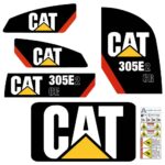 CAT 305E2 CR Decal Kit
