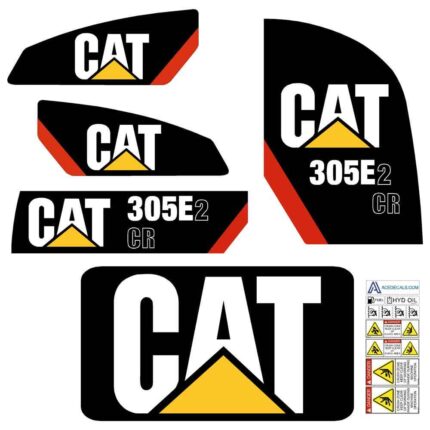 CAT 305E2 CR Decal Kit