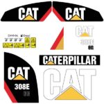 CAT 308E CR Decal Kit