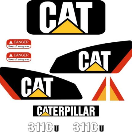 CAT 311C U Decal Kit
