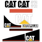 CAT 312 Decal Kit