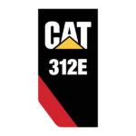 CAT 312E Decal Kit
