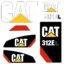 CAT 312E L Decal Kit