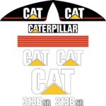 CAT 313B SR Decal Kit