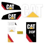 CAT 313F L Decal Kit