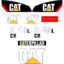 CAT 314D LCR Decal Kit