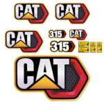 CAT 315 Decals - NEXT GEN STYLE