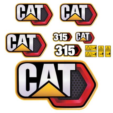 CAT 315 Decals - NEXT GEN STYLE