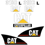 CAT 318C L Decal Kit