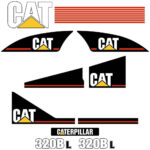 CAT 320B L Decal Kit