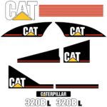 CAT 320B L Decal Kit