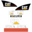 CAT 320C L Decal Kit