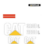 CAT 320D L Decal Kit