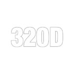 CAT 320D Model No. Decal