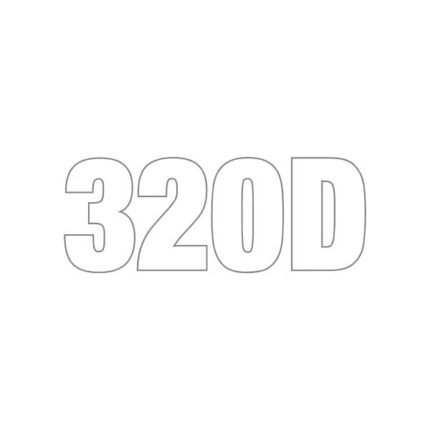 CAT 320D Model No. Decal