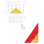 CAT 320F Model Decal