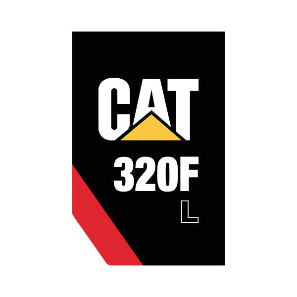CAT 320F Model Decal CAT 320F Model Decal