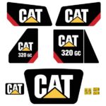 CAT 320GC Decal Kit