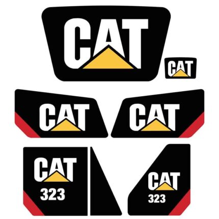 CAT 323 Decal Kit