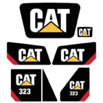 CAT 323 Decal Kit