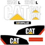 CAT 324D L Decal Kit