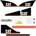 CAT 325B L Decal Kit