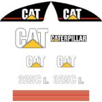 CAT 325C L Decal Kit