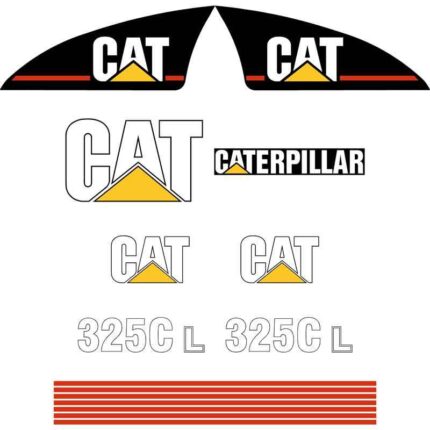 CAT 325C L Decal Kit
