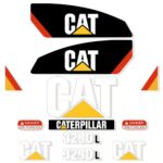 CAT 329D L Decal Kit