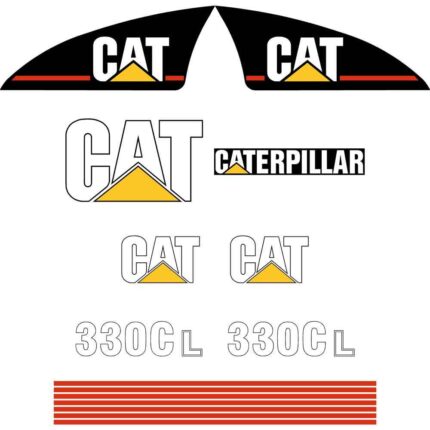 CAT 330C L Decal Kit