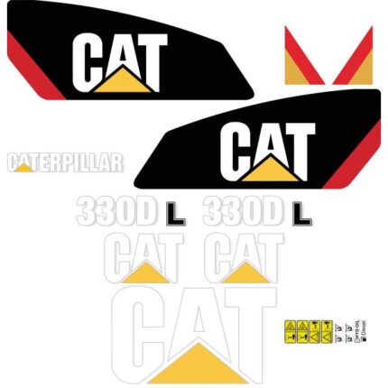 CAT 330D L Decal Kit