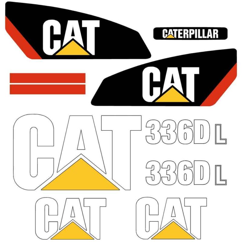 CAT 336D L Decal Kit