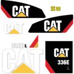 CAT 336E L Decal Kit