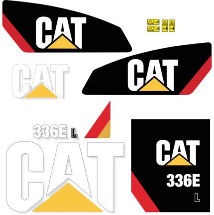 CAT 336E L Decal Kit