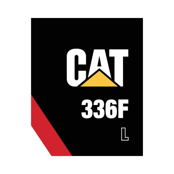 CAT 336FL Tank Decal CAT 336FL Tank Decal