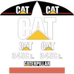 CAT 345C L Decal Kit