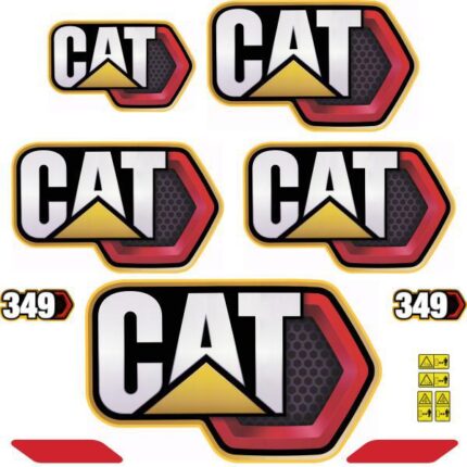 CAT 349 Decal Kit