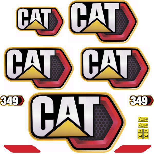 CAT 349 Decal Kit CAT 349 Decal Kit