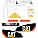 CAT 365CL Decal Kit