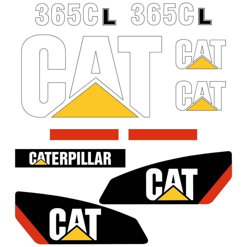 CAT 365CL Decal Kit