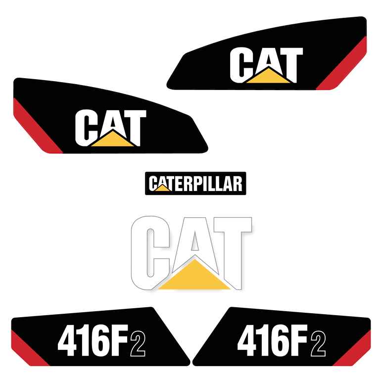 CAT 416F2 Decal Kit CAT 416F2 Decal Kit