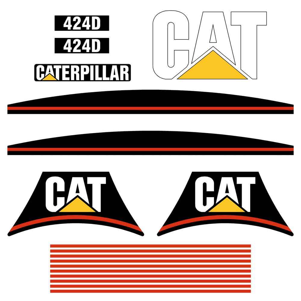 CAT 424D Decal Kit CAT 424D Decal Kit