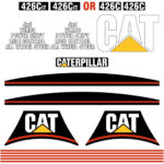 CAT 426C IT Decal Kit