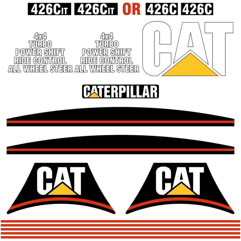 CAT 426C IT Decal Kit