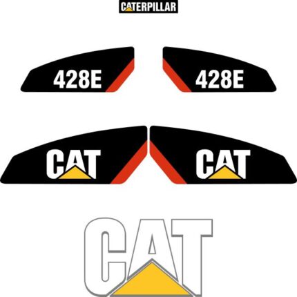 CAT 428E Decal Kit
