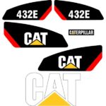 CAT 432E Decal Kit