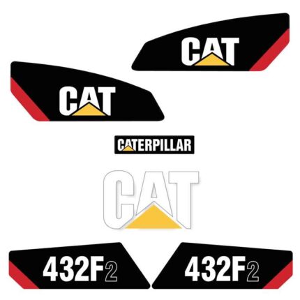 CAT 432F2 Decal Kit