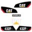 CAT 432F2 Decal Kit