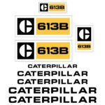 CAT 613B Decal Kit - Scaper