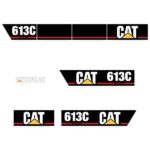 CAT 613C S2 Decal Kit
